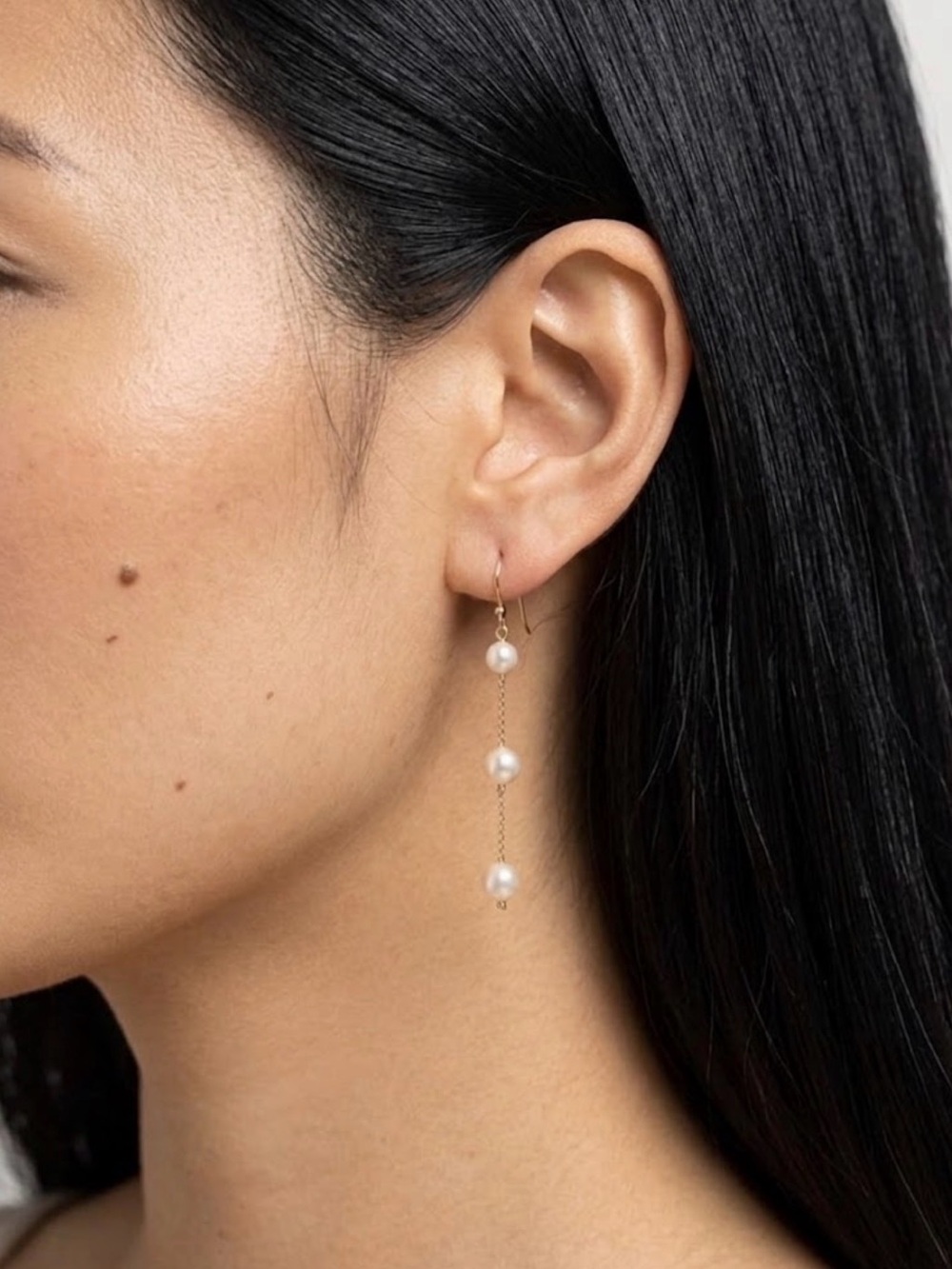 Floating Pearl Earrings
